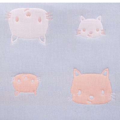 High quality  6 layer baby jacquard cotton fabric